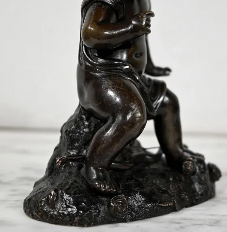 Bronze « Putto à l’Arc » - XIXe