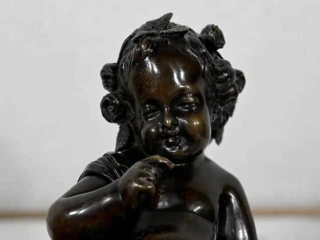 Bronze « Putto à l’Arc » - XIXe
