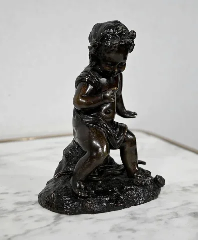 Bronze « Putto à l’Arc » - XIXe