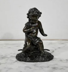 Bronze « Putto à l’Arc » - XIXe