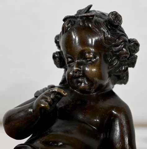 Bronze « Putto à l’Arc » - XIXe