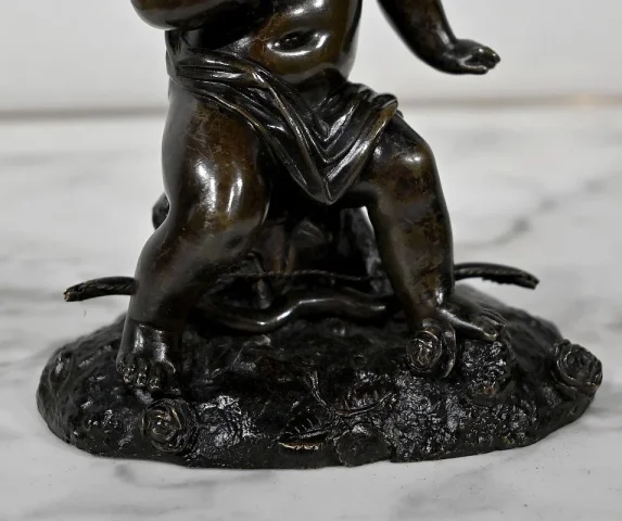 Bronze « Putto à l’Arc » - XIXe