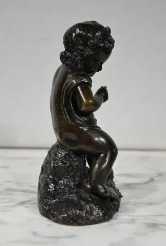 Bronze « Putto à l’Arc » - XIXe