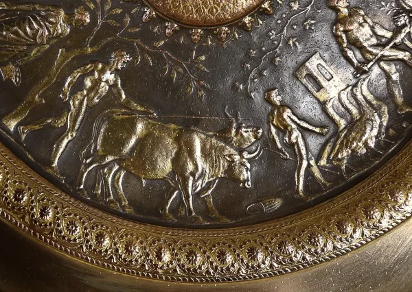 BRONZE TAZZA signiert F. LEVILLAIN