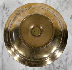Coupe Tazza en Bronze Doré, signé F. Levillain, F. Barbedienne – XIXe