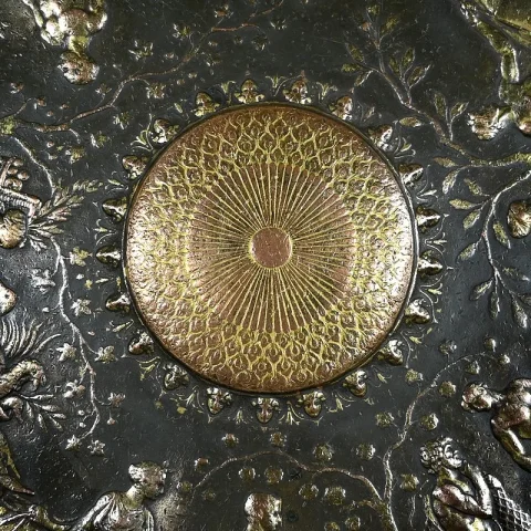 Coupe Tazza en Bronze Doré, signé F. Levillain, F. Barbedienne – XIXe