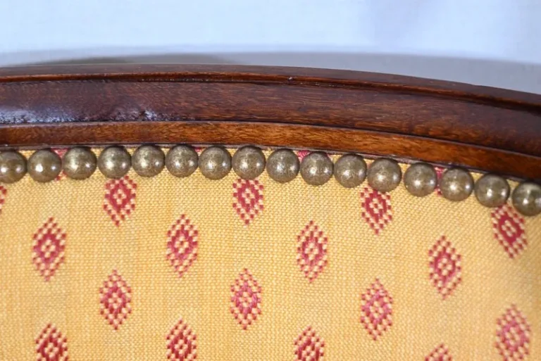 Paire de Fauteuils en Acajou, style Louis XVI – 2ème partie XIXe