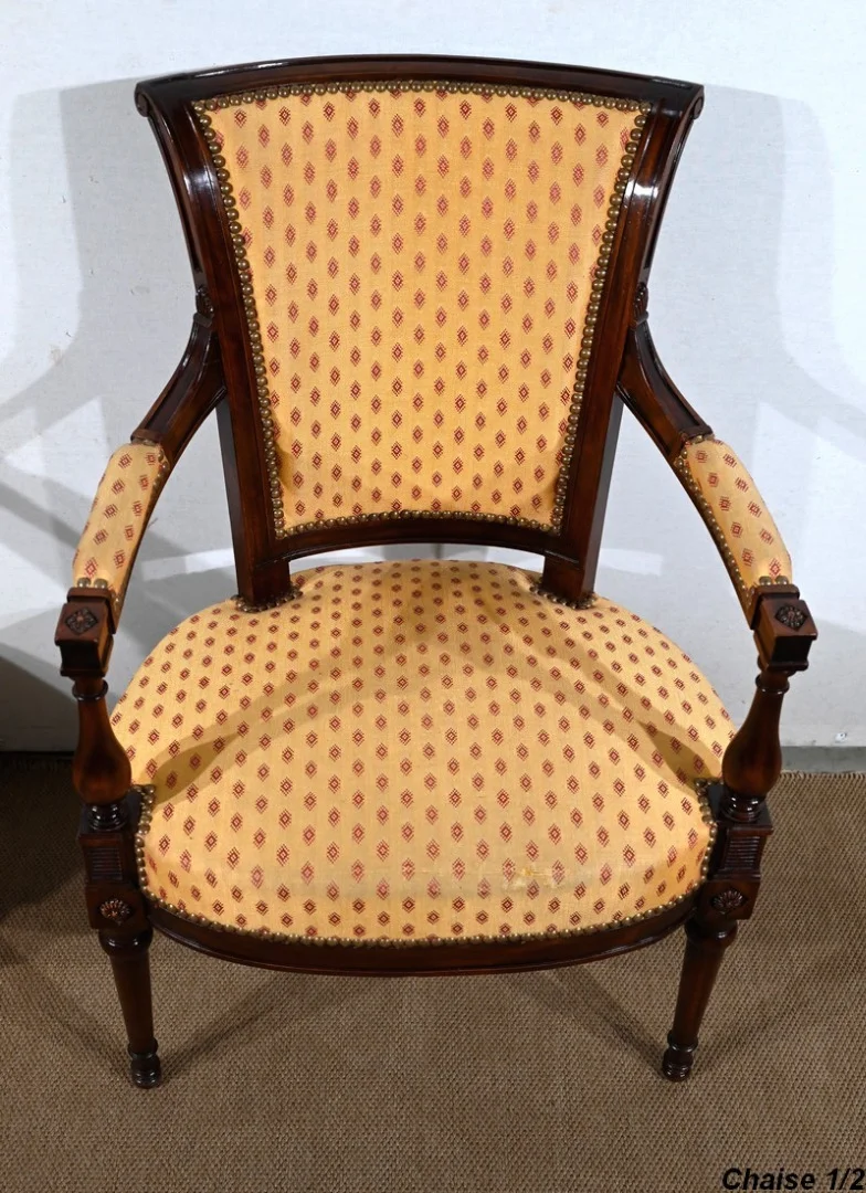 PAREJA DE SILLONES ESTILO LUIS XVI
