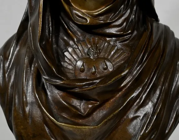 BRONZE VIRGIN MARY by J. BULIO
