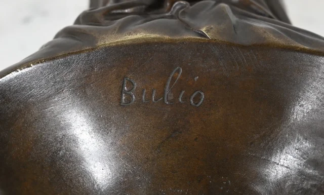 Bronze « La Vierge Marie », J. Bulio - XIXe