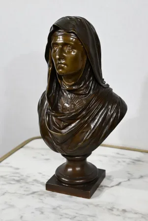 BRONZE VIRGIN MARY by J. BULIO