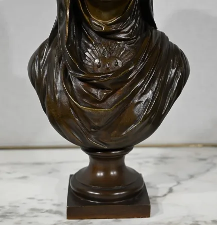 BRONZE VIRGIN MARY by J. BULIO