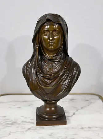 BRONZE VIRGIN MARY by J. BULIO