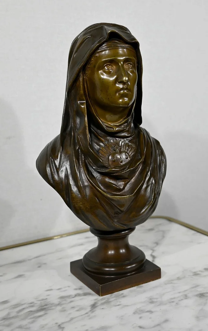 MARIA VERGINE IN BRONZO di J. BULIO