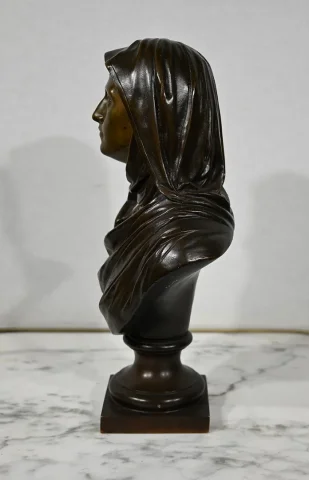 Bronze « La Vierge Marie », J. Bulio - XIXe
