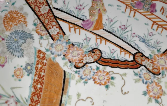 Important Plat en Porcelaine du Japon, ère Meiji  – 2ème partie XIXe