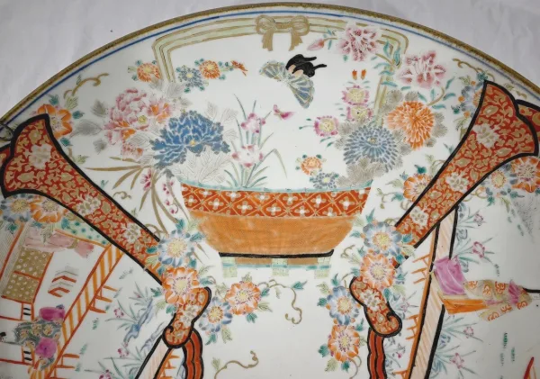 Important Plat en Porcelaine du Japon, ère Meiji  – 2ème partie XIXe