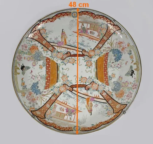 Important Plat en Porcelaine du Japon, ère Meiji  – 2ème partie XIXe