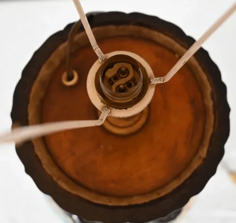 Lampe en Porcelaine de Nankin, Chine – Fin XIXe