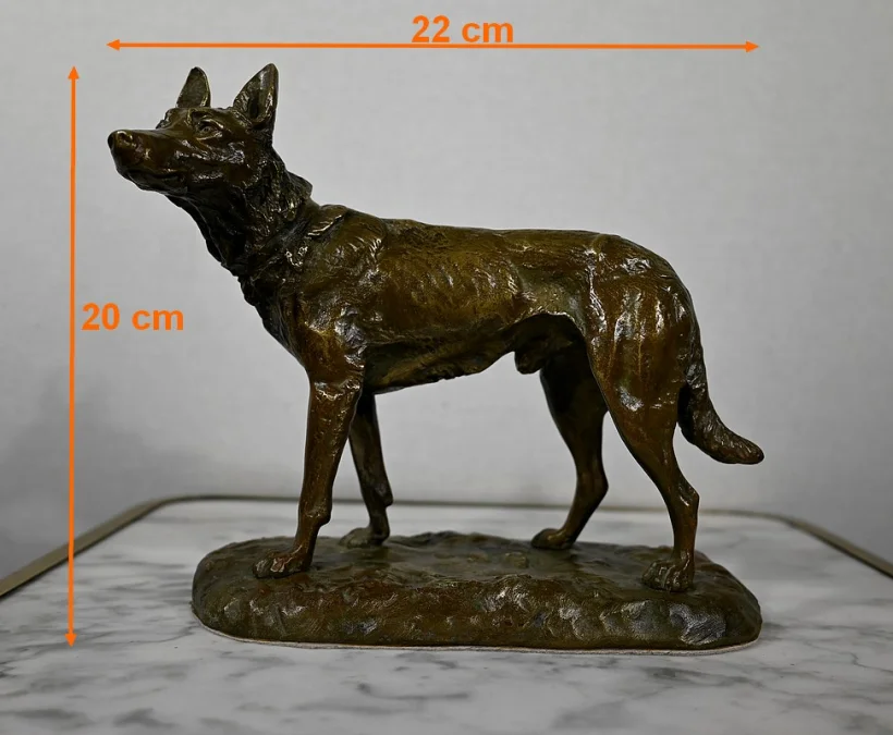BRONZE-HUND nach PA LAPMANCHE