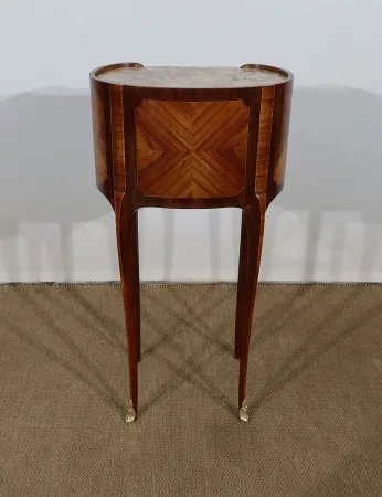 Élégante petite Table Rognon en Acajou et Bois de Rose – Début XXe