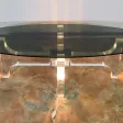 Rare Table Basse Éclairante par Philippe Jean - 1970