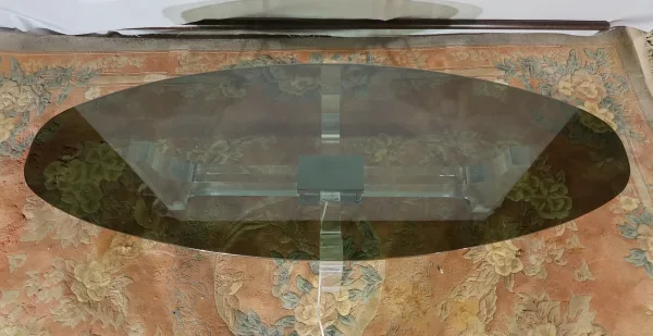 Rare Table Basse Éclairante par Philippe Jean - 1970
