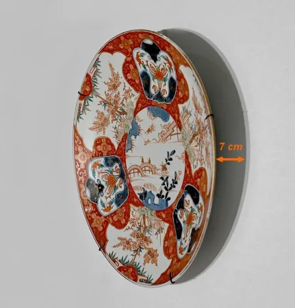 Important Plat en Porcelaine de Chine – Fin XIXe