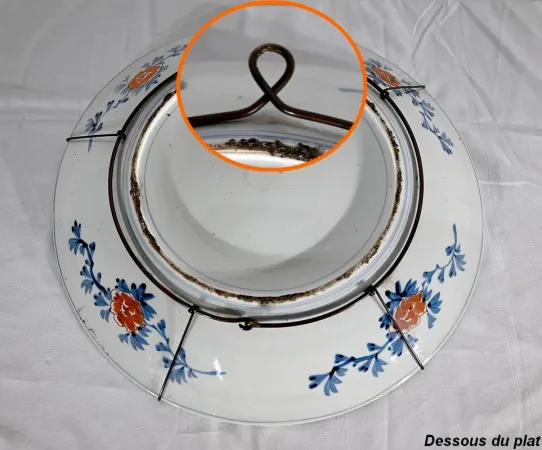 Important Plat en Porcelaine de Chine – Fin XIXe