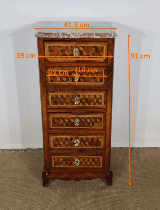 NAPOLEON III PERIOD CHEST OF DRAWERS