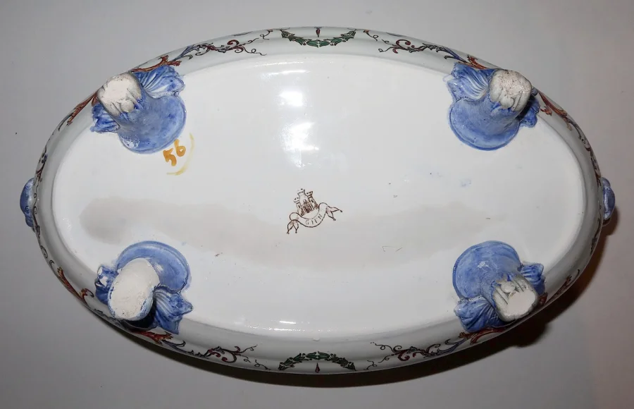Jardinière en Faïence de Gien, style Renaissance – Début XXe