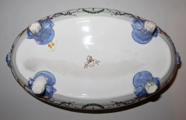 Jardinière en Faïence de Gien, style Renaissance – Début XXe