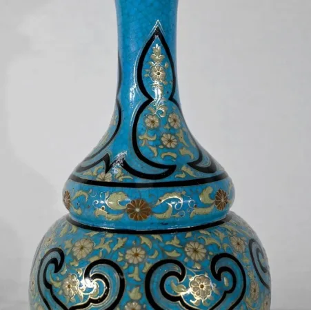 Paire de Lampes en Porcelaine et Bronze, époque Napoléon III – Milieu XIXe