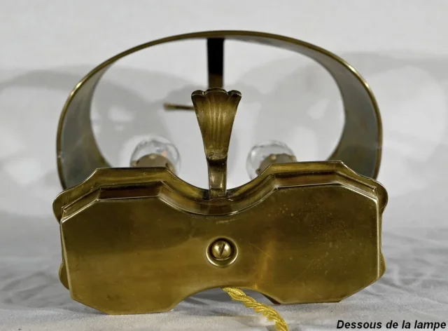 Petite Lampe Bouillotte en Laiton - Fin XIXe