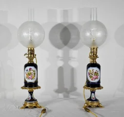 Paire de Lampes Neuburger-Lemonon – Fin XIXe