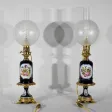 Paire de Lampes Neuburger-Lemonon – Fin XIXe