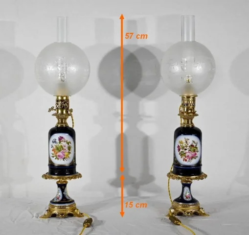 Paire de Lampes Neuburger-Lemonon – Fin XIXe