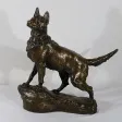 Important Bronze « Le Berger » de T-F. Cartier – Début XXe