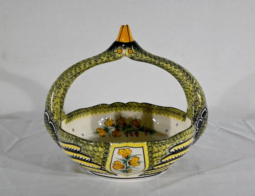 QUIMPER FAIENCE-KORB