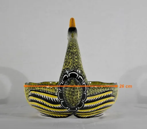 Panier en Faïence, Manufacture Henriot Quimper – Milieu XXe