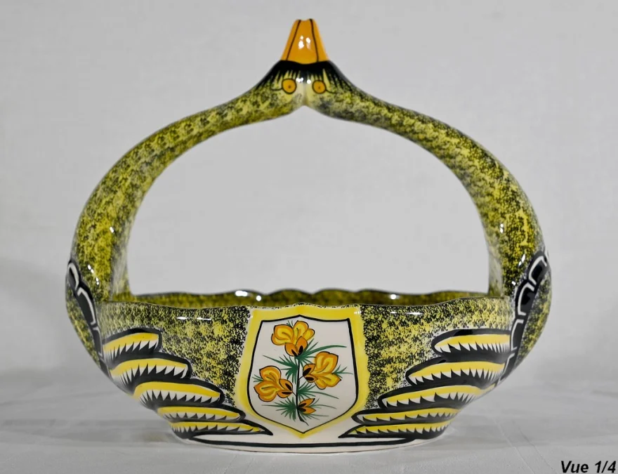 QUIMPER FAIENCE-KORB