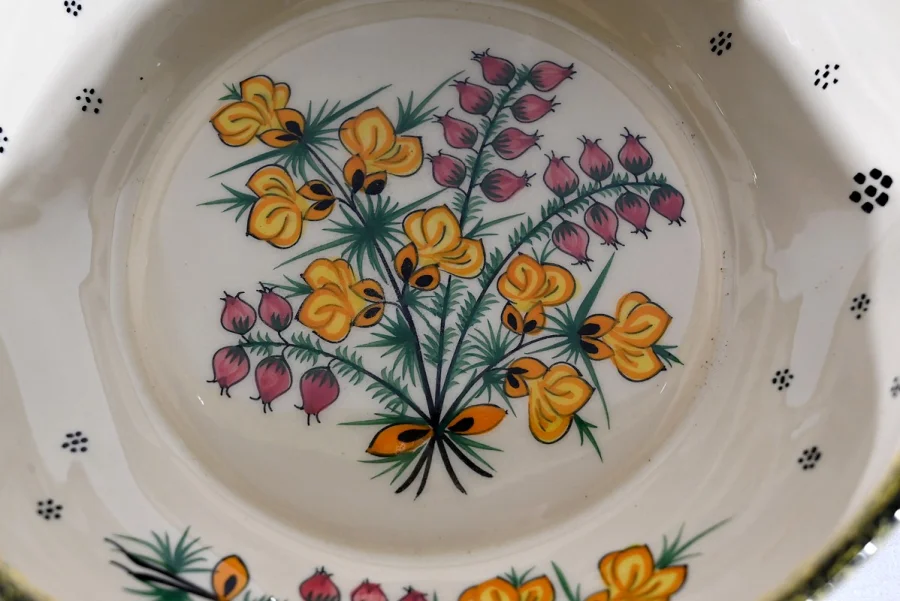 QUIMPER FAIENCE-KORB