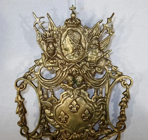 Importante Paire d’Appliques à 3 branches en bronze doré, Napoléon III – Milieu XIXe