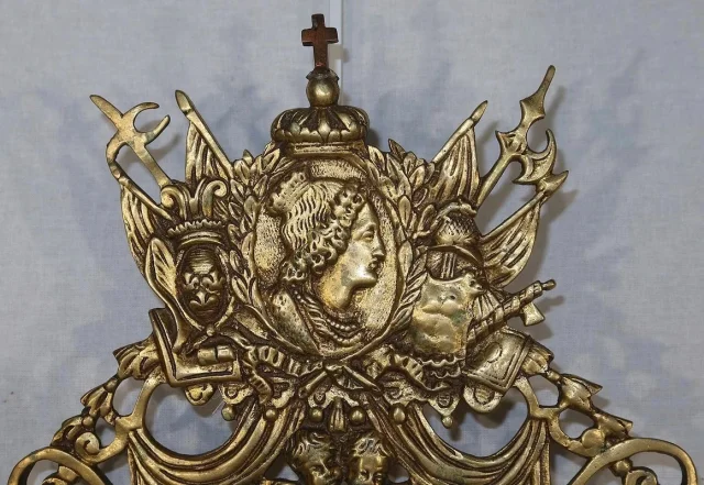 Importante Paire d’Appliques à 3 branches en bronze doré, Napoléon III – Milieu XIXe