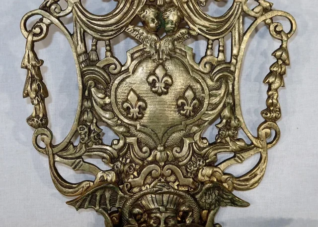 Importante Paire d’Appliques à 3 branches en bronze doré, Napoléon III – Milieu XIXe