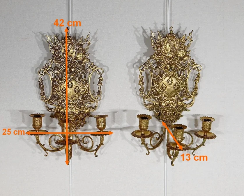 WANDLEUCHTEN AUS DER NAPOLEON-III-ZEIT