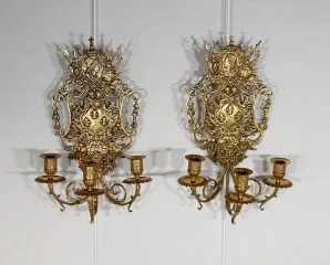 NAPOLEON III PERIODE WANDLAMPEN
