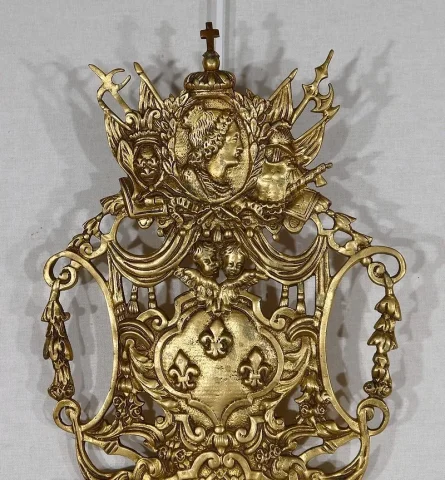 Importante Paire d’Appliques à 3 branches en bronze doré, Napoléon III – Milieu XIXe