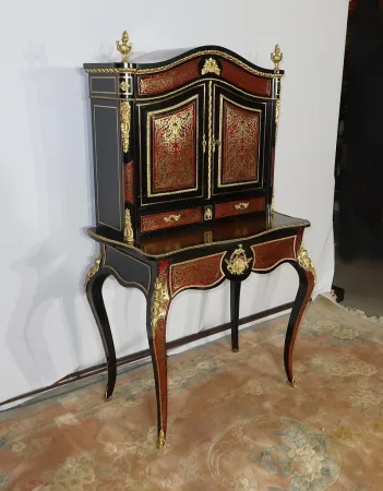 Petit Cabinet en Marqueterie Boulle, époque Napoléon III – Milieu XIXe