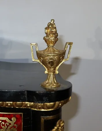 Petit Cabinet en Marqueterie Boulle, époque Napoléon III – Milieu XIXe